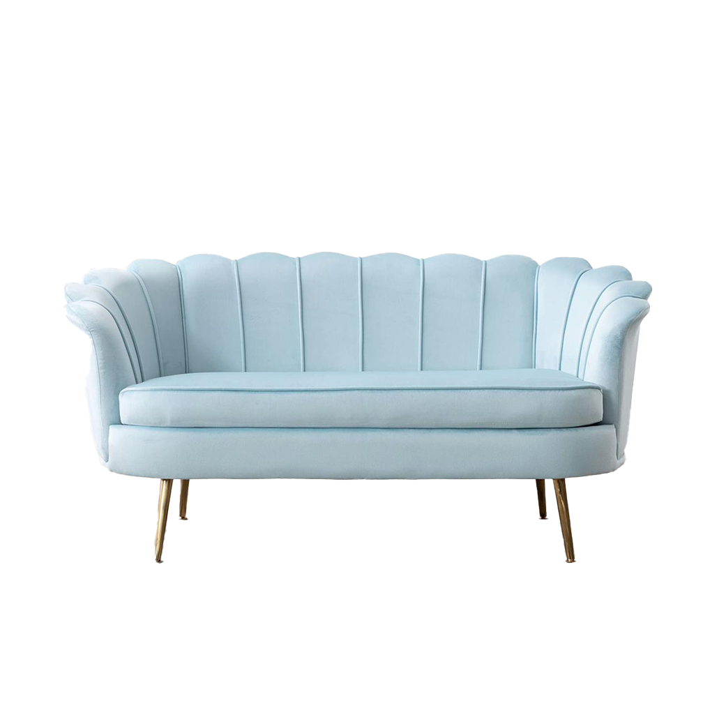 Baby Blue Loveseat